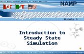 PIECENAMP Module 9 – Steady state simulation 1 Program for North American Mobility In Higher Education NAMP Introducing Process integration for Environmental.