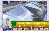 Why can the image of the building be seen inside the plane mirror ? P.43.