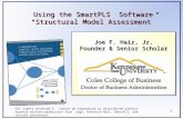 1 Using the SmartPLS Software “Structural Model Assessment” All rights reserved ©. Cannot be reproduced or distributed without express written permission.
