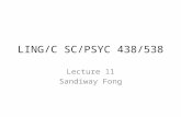 LING/C SC/PSYC 438/538 Lecture 11 Sandiway Fong. Administrivia Homework 3 graded.
