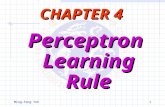 Ming-Feng Yeh1 CHAPTER 4 Perceptron Learning Rule.