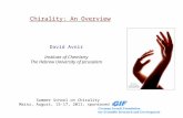 Chirality: An Overview David Avnir Institute of Chemistry The Hebrew University of Jerusalem Summer School on Chirality Mainz, August, 15-17, 2011, sponsored.