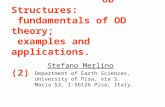 OD Structures: fundamentals of OD theory; examples and applications. (2) Stefano Merlino Department of Earth Sciences, University of Pisa, via S. Maria.