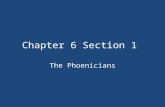 Chapter 6 Section 1 The Phoenicians. Vocabulary Canaan – Bridge that connected Egypt and Mesopotamia in ancient times Canaanites – people that lived in.