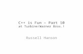 C++ is Fun – Part 10 at Turbine/Warner Bros.! Russell Hanson.