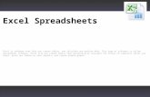 1 Excel Spreadsheets Excel is software that lets you create tables, and calculate and analyze data. This type of software is called spreadsheet software.