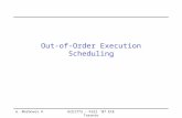 A. Moshovos ©ECE1773 - Fall ‘07 ECE Toronto Out-of-Order Execution Scheduling.