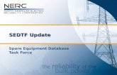 SEDTF Update Spare Equipment Database Task Force.