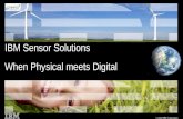 © 2010 IBM Corporation IBM Sensor Solutions When Physical meets Digital.