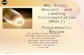 22 March 20071 MSL Entry, Descent, and Landing Instrumentation (MEDLI) Programmatic Review Neil Cheatwood, Principal Investigator Mike Wright, Deputy Principal.