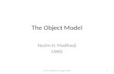 The Object Model Nazim H. Madhavji UWO 1(c) N.H. Madhavji, 14 August, 2014.