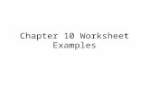 Chapter 10 Worksheet Examples. MOLAR MASS Worksheet:
