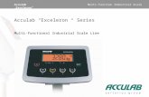 Acculab „Exceleron“ Acculab “Exceleron “ Series Multi-functional Industrial Scale Line Multi-function Industrial Scale.