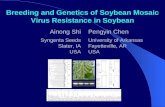 Breeding and Genetics of Soybean Mosaic Virus Resistance in Soybean Ainong Shi Syngenta Seeds Slater, IA USA Pengyin Chen University of Arkansas Fayetteville,