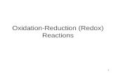 Oxidation-Reduction (Redox) Reactions 1. Measuring voltage Standard potentials (E°) have been determined for how much voltage (potential) a reaction is.