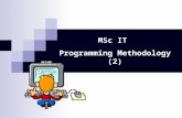 MSc IT Programming Methodology (2). number name number.