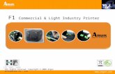 Www.argox.com All rights reserved. Copyright © 2008 Argox Information Co., Ltd ISO 9001:2000 F1 Commercial & Light Industry Printer.