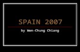 SPAIN 2007 by Wen-Chung Chiang. Map of Spain Gaudí's Sagrada Familia, Barcelona.