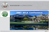 2007 AFLA Conference Tom Webb .
