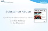 Substance Abuse Directed Readings In the Classroom September/October 2013 issue of Radiologic Technology.