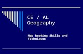 CE / AL Geography Map Reading Skills and Techniques.