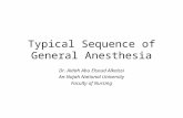 Typical Sequence of General Anesthesia Dr. Aidah Abu Elsoud Alkaissi An-Najah National University Faculty of Nursing.