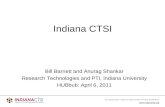 ACCELERATING CLINICAL AND TRANSLATIONAL RESEARCH  Indiana CTSI Bill Barnett and Anurag Shankar Research Technologies and PTI, Indiana.
