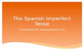 The Spanish Imperfect Tense (Compatible with )
