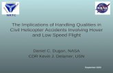 September 2005 The Implications of Handling Qualities in Civil Helicopter Accidents Involving Hover and Low Speed Flight Daniel C. Dugan, NASA CDR Kevin.