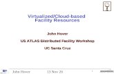 1 13 Nov 2012 John Hover Virtualized/Cloud-based Facility Resources John Hover US ATLAS Distributed Facility Workshop UC Santa Cruz.