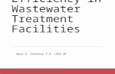 Energy Efficiency in Wastewater Treatment Facilities 1 Neal R. Forester P.E. LEED AP.