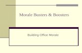 Morale Busters & Boosters Building Office Morale.