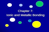 Chapter 7: Ionic and Metallic Bonding. Section 7.1: Ions.