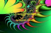 Fractal Painting By Nathan Garletts. Fractals can be found in paintings for a few different reasons. Some are due to an unconscious use of fractal components.