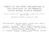 Report of the FESAC Subcommittee on the Priorities of the Magnetic Fusion Energy Science Program Written in Response to Dr. William Brinkman’s charge letter.