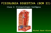 FISIOLOGIA DIGESTIVA (BCM II) Clase 3: Fisiopatología Esofágica Dr. Michel Baró Aliste.