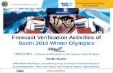 1 FROST-2014 Verification activities pertti.nurmi@fmi.fi Finnish Meteorological Institute XXII Olympic Winter Games Feb - Mar 2014 Pertti Nurmi WMO WWRP.