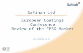 Safinah Ltd The resource to manage your coating risk – minimising your costs wherever you are  European Coatings Conference Review of.