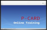 Online Training Ball-Chatham CUSD #5 PCard Training 10-2013 P-CARD.