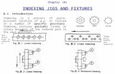 Chapter (8) INDEXING JIGS AND FIXTURES 8.1. Introduction Indexing is a process of quick, accurate location of w.p. or fixture in a number of specific positions.