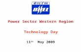 Power Sector Western Region Technology Day 11 th May 2009.