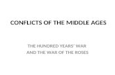 CONFLICTS OF THE MIDDLE AGES THE HUNDRED YEARS’ WAR AND THE WAR OF THE ROSES.