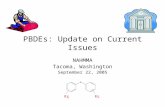 PBDEs: Update on Current Issues NAHMMA Tacoma, Washington September 22, 2005.