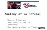 Anatomy of No Refusal Warren Diepraam Assistant District Attorney Montgomery County, Texas.