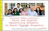 Where Marketing Insight Meets Media Genius April 2014 Intersect Media Solutions’ Print and Digital Advertising Networks to Reach Florida Hispanics.