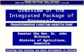 1 Overview of the Integrated Package of Proposals Senator the Hon. Dr. John McIntyre Minister of Agriculture, Dominica June 2, 2007 CARICOM Agriculture.