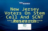 HART RESEARCH P e t e r D ASSOTESCIA New Jersey Voters On Stem Cell And SCNT Research Survey among 605 likely voters statewide Conducted March 8 – 10,