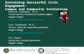 Learn and Serve America’s National Service-Learning Clearinghouse questions@servicelearning.org 1 Sustaining Successful Civic Engagement- Campus and Community.