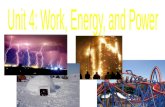 Work Work – when a force causes an object to move in the direction of that force. Work & Energy are scalar quantities. Joule (J) – SI unit for Work &