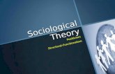 Sociological Theory PositivismStructural-Functionalism.